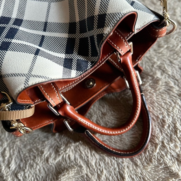 Dooney and Bourke Tartan Mini Barlow - Picture 2 of 3